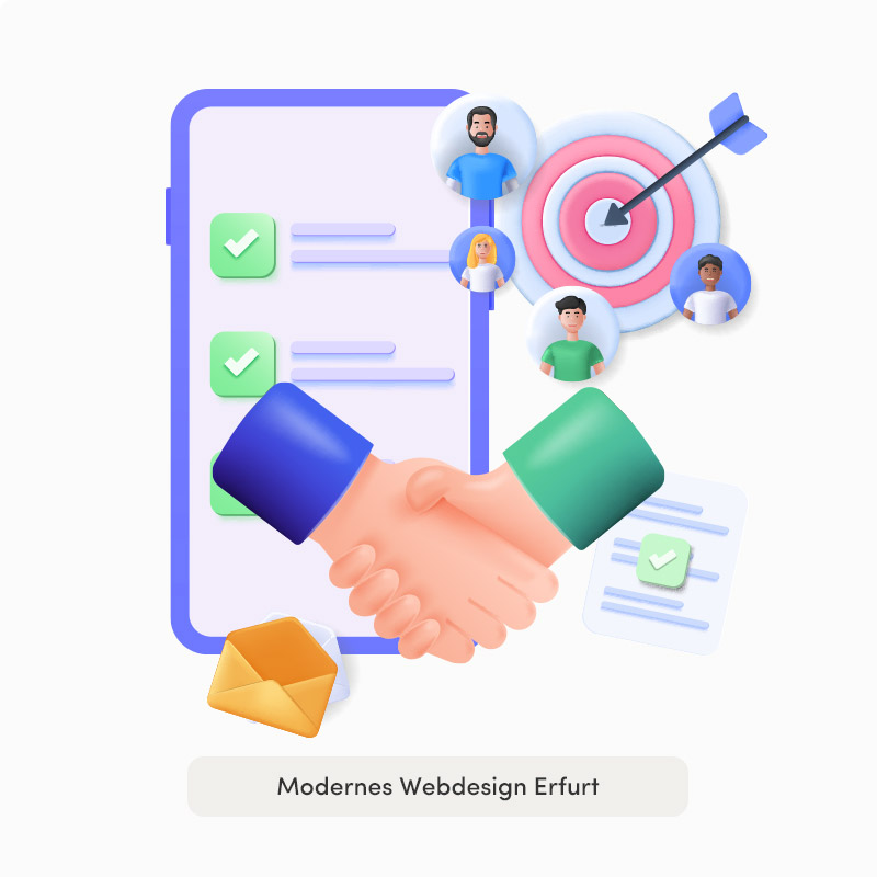 Modernes Webdesign für Erfurt